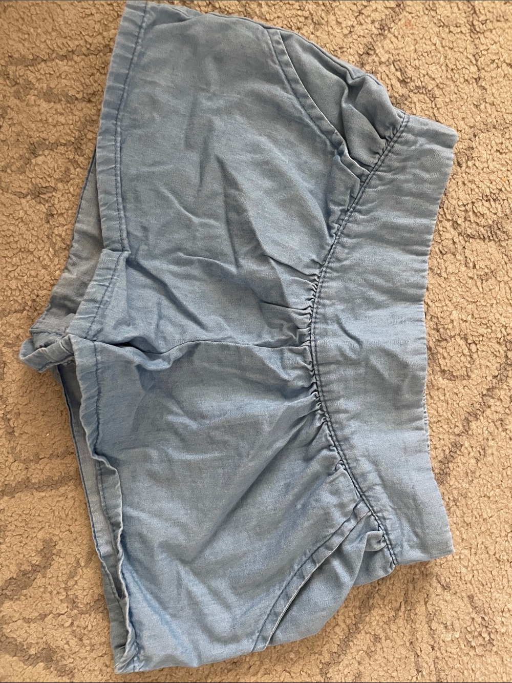 Carter's Light Blue Chambray Girls' Shorts